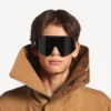 Midnight mask sunglasses in black