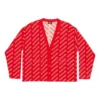 Mini Allover Logo Cardigan “Red White” 699822T32336090