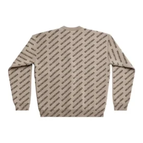 Mini Allover Logo Sweater “Beige” 736247T32339977 Mini Allover Logo Sweater “Beige” 736247T32339977