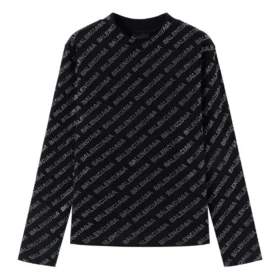 Mini Allover Sweater “Black” 730402TNVQ91073 Mini Allover Sweater “Black” 730402TNVQ91073