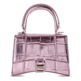 Mini Hourglass Top Handle Bag “Lilac” 664676-1S4NY-5304