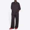 Minimal Short Sleeve Shirt “Black Red” 658841TKO521076