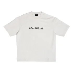 Mirror Balenciaga T-Shirt Medium Fit “Beige” 612966TNVV89784 Mirror Balenciaga T-Shirt Medium Fit “Beige” 612966TNVV89784