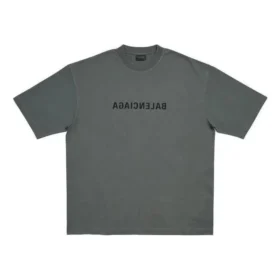 Mirror Balenciaga T-Shirt Medium Fit “Grey” 612966TNVR21242