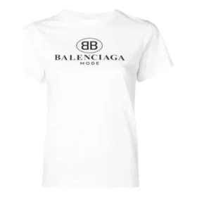 Mode Logo Printing Slim Fit Short Sleeve White 504156TYK231000