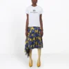 Mode Logo Printing Slim Fit Short Sleeve White 504156TYK231000