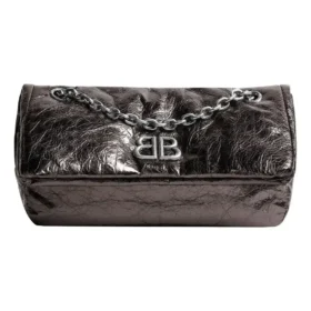 Monaco Small Chain Bag Metallized “Dark Grey” 7659662AASD1314