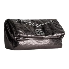 Monaco Small Chain Bag Metallized “Dark Grey” 7659662AASD1314
