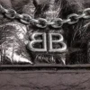 Monaco Small Chain Bag Metallized “Dark Grey” 7659662AASD1314
