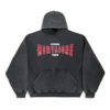 Montaigne Hoodie Large Fit “Black Faded” 803265TRVN21048