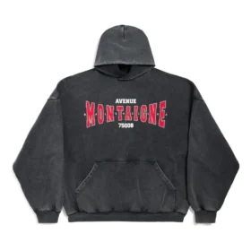 Montaigne Hoodie Large Fit “Black Faded” 803265TRVN21048
