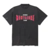 Montaigne T-shirt Oversized “Black Faded” 787349TRVN31048