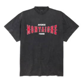 Montaigne T-shirt Oversized “Black Faded” 787349TRVN31048