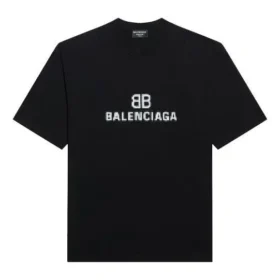 Mosaic Logo BB Alphabet Loose Short Sleeve Black 612965TKVI71070