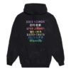 Multi-Color Logo Printing Hoodie Black 578135TJVI62771
