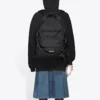 Multi-Color Logo Printing Hoodie Black 578135TJVI62771