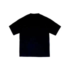 Multilingual Printed Short Sleeve Pullover For Men Black 612966TJVI32771