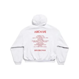 Music Archive Series Connected Zip Up Medium Fit Hoodie “Light Grey Red” 744457TQVA61561 Music Archive Series Connected Zip Up Medium Fit Hoodie “Light Grey Red” 744457TQVA61561
