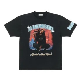 Music Aya Nakamura Merch T-shirt Large Fit “Black” 641655TMV861055