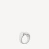 Nano signet ring in shiny silver Nano signet ring in shiny silver