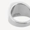 Nano signet ring in shiny silver Nano signet ring in shiny silver