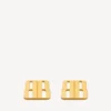 Nano stud earrings in gold