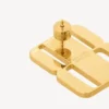 Nano stud earrings in gold