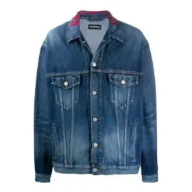 Neck Logo Denim Jacket “Blue” 571324TCW032340