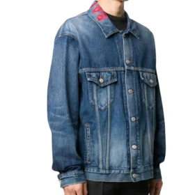 Neck Logo Denim Jacket “Blue” 571324TCW032340