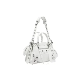 Neo Cagole City Small Handbag “Optic White” 736046210B09104