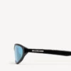 Neo round sunglasses in black