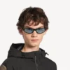 Neo round sunglasses in black