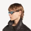 Neo round sunglasses in black