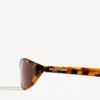 Neo round sunglasses in spotted havana
