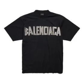 New Tape Type T-shirt Medium Fit “Black” 739784TQVQ81073