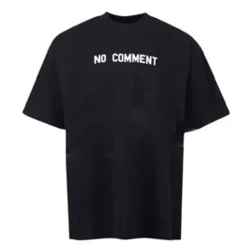 No Comment Cotton T-Shirt “Navy” 684155TLVG33967