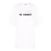 No Comment Cotton T-Shirt “White” 684155TLVG33307