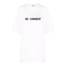 No Comment Cotton T-Shirt “White” 684155TLVG33307