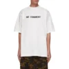 No Comment Cotton T-Shirt “White” 684155TLVG33307