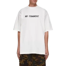No Comment Cotton T-Shirt “White” 684155TLVG33307
