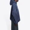 No Comment Hoodie Wide Fit “Navy Blue” 674986TLVG43967