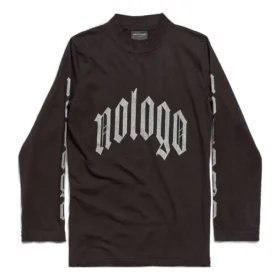 Nologo Long Sleeve T-shirt “Black Grey” 788244TQVK51200