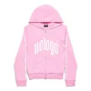 Nologo Zip-up Hoodie Small Fit “Light Pink White” 788243TQVK55708