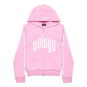 Nologo Zip-up Hoodie Small Fit “Light Pink White” 788243TQVK55708