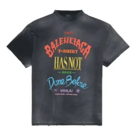 Not Been Done T-shirt Oversized “Black” 787349TQVW41134