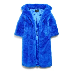 Off Shoulder Coat “Royal Blue” 794648TPQ234210