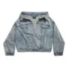 Off Shoulder Jacket “Light Blue” 786638TQW556379