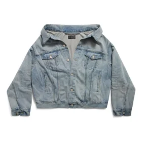 Off Shoulder Jacket “Light Blue” 786638TQW556379
