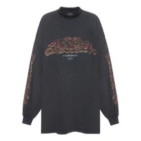 Offshore Long Sleeve T-shirt Oversized “Black Faded” 739027TPVM81568