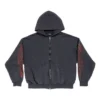 Offshore Zip Up Hoodie Medium Fit “Black Faded” 770939TPVM91568